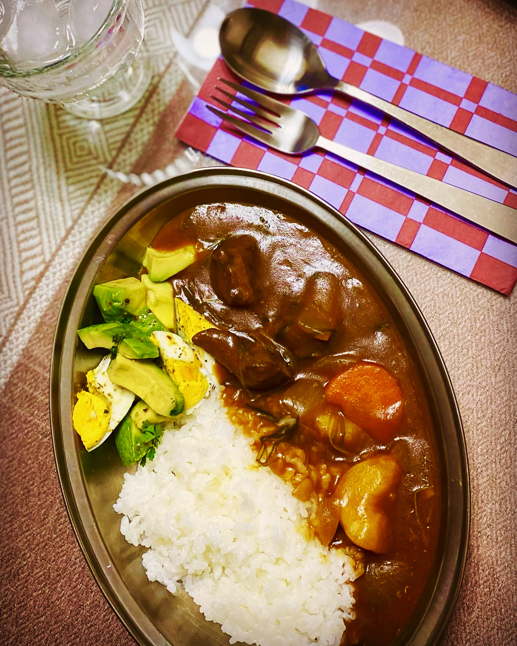 カレーとショートケーキと片栗粉